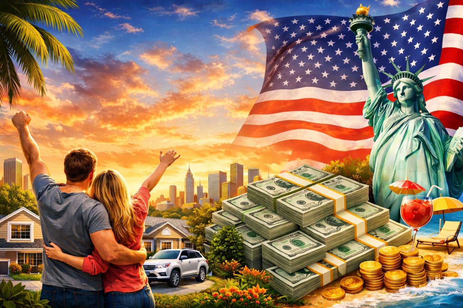 New York City Skyline vs Money